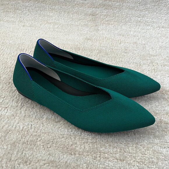 Rothy’s The Point II Pointed Toe Flats Shoes 8 - Picture 4 of 9